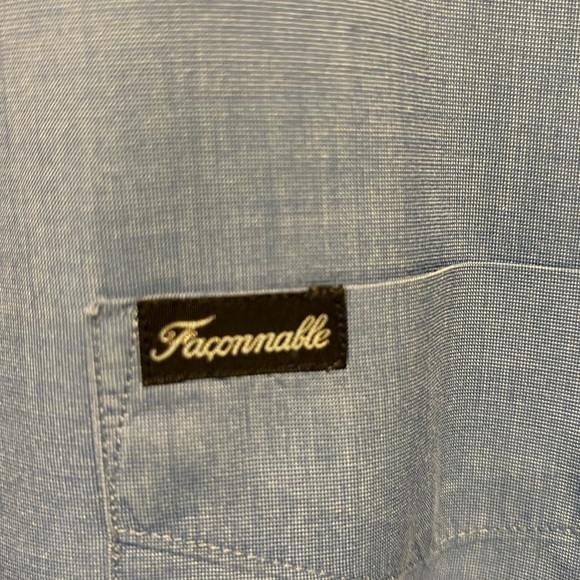 FACONNABLE FRENCH BLUE XL + L BLOUSE - Picture 3 of 3